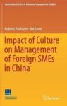 Impact Of Culture On Management Of Foreign Smes In China Hardcover 1ST Ed. 2018