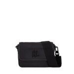 K monogram Padded Small Messenger -black
