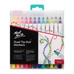 Monte Marte Dot Markers Dual Tip 12PC