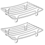 Bar Soap Dish Holder For Shower Bathroom Rust Proof Self Draining