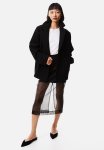 Double-breasted Jacket - Black