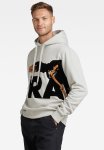 G-star Raw 9 Running Dog And Hood Logo - Cool Grey