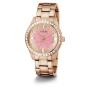 Guess Glitter Burst Rose Gold Tone Analog Ladies Watch GW0405L3