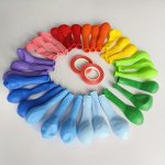 60PCS Colorful Latex Balloons With Ribbon Wedding Decor Birthday Decor Anniversary Decor Graduation Decor Holiday Decor Celebrat