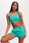 Cotton On Ultimate High Impact Racer Back Crop - Arcadia