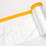 Tape And Drape Assorted Masking Film For Home And Automotive Painting Covering For Auto Repair Shops Restaurant Hotel Renovation