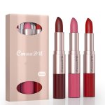 Long-lasting 3-COLOR Lipstick & Lip Gloss Set - Double Headed Design For Natural Lustrous Texture - Perfect Valentine's Day Gift