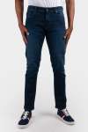 Straight Leg Classic Fit Denim - Dark Blue - 44 Dark Blue