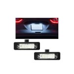 Hzel 2PCS LED License Plate Lights Oem 8T5Z13550B 6500K Bright Vehicle Number Plate Tag Lamp Assembly Automotive Replacement Lig