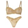 Luxury Embroidered Floral Lingerie Set