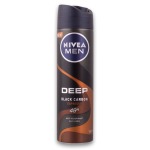 Nivea Men Deep Fragrance Deodorant Spray 150ML - Black Carbon Espresso