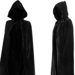 Black Hooded Cape - Factory Plaza