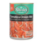 Rhodes Quality Tomato & Onion Mix 410G