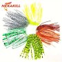 5PCS Silicone Jig Skirt Material For Spinner Bait Fishing Accessories