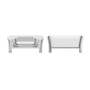 For Oppo Watch Free 1 Pair Metal Watch Band Connector Silver