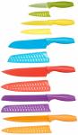 Amazon Basics Color-coded Kitchen 12-PIECE Knife Set 6 Knives With 6 Blade Guards Multicolor 35.26CM X 26.64CMCM X 3.51CM