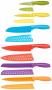 Amazon Basics Color-coded Kitchen 12-PIECE Knife Set 6 Knives With 6 Blade Guards Multicolor 35.26CM X 26.64CMCM X 3.51CM