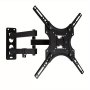 1PC Tv Wall Mount Bracket Adjustable Tilt Swivel With Articulating Arm Home Entertainment & Office Use Vesa Compatible Black