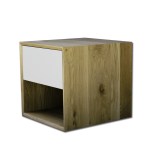 Vari Pedestal - Clear Varnish Charcoal