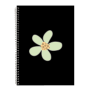 Green Flower Gift Idea Writing Book Notepad Notebook A5 505