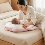 Long Plush Baby Pillow With Printed Design