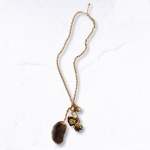 Heart And Fur Pendant Necklace - Gold Free