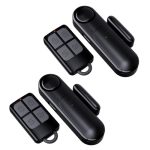 Window And Door Alarm When Opened For Kids Safety home Security 2 Pack Sliding Door Sensor Alarms With Remote For Dementia Burgl