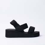 Wedge Sandal - 7 Black