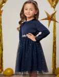 Navy Sparkle Dress