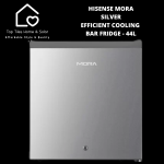 Hisense Mora Silver Efficient Cooling Bar Fridge - 44L