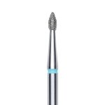 Staleks Diamond Nail Drill Bit Pointed Bud Blue Expert Head Diameter 1 8 Mm Working Part 4 Mm