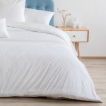 200 Thread Count Flap 100% Cotton Duvet Cover White - Super King 260X240CM
