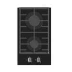 Falco 30CM Black Gas Hob - FAL-BGH-30