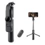 Extendable Selfie Stick Tripod With Bluetooth Remote Fill Light