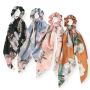 4-PACK Hair Ties With Headscarf Detail