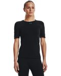 Women's Ua Rush Seamless Short Sleeve - Black XL