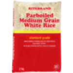 Medium Grain Parboiled White Rice 2KG