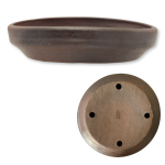 Handmade Tokoname Ceramics - Reihou Bordered Nanban 230MM Dia X 50MM H