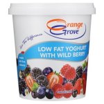 Orange Grove Low Fat Wildberry Yoghurt 1L