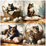 CAT Tear Resistant Deco Print Tortoiseshell 4'S