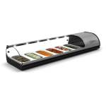 Cold Food Bar - 6 Insert - Silver - SDF5006