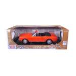 - 1964 Ford Mustang Convertible Scale 1:18 Diecast Model - Orange