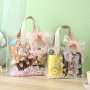 Daisy Transparent Tote Bag Plastic Gift Bag Jelly Bag Accompanying Hand Gift Pvc Toiletry Bag