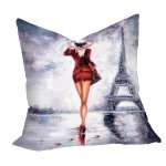 Red Dress Paris Luxury Scatter