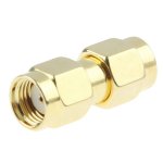 Goldair Gold Plated Sma Male To Rp-sma Male Adapter Gold