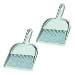Luxshiny MINI Desktop Broom And Dustpan Set Compact Cleaning Tools Small Soft Bristle Brush With Dustpan For Quick Cleanups And