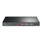 Tp-link SL1218MP 16-PORT 10-100 Mbps Plus 2-PORT Gigabit Rackmount Switch With 16-PORT Poe Plus