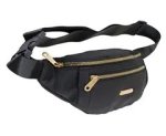 Triple Zip Moon Bag