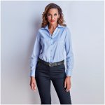 Ladies Long Sleeve Northampton Shirt - Sky Blue 4XL