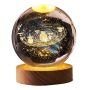 3D Solar System Crystal Ball Night Light Kids Bedroom Decor